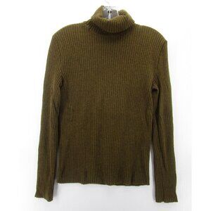 APC Sweater Small Wool Blend Turtleneck Pullover Casual Ribbed Knit